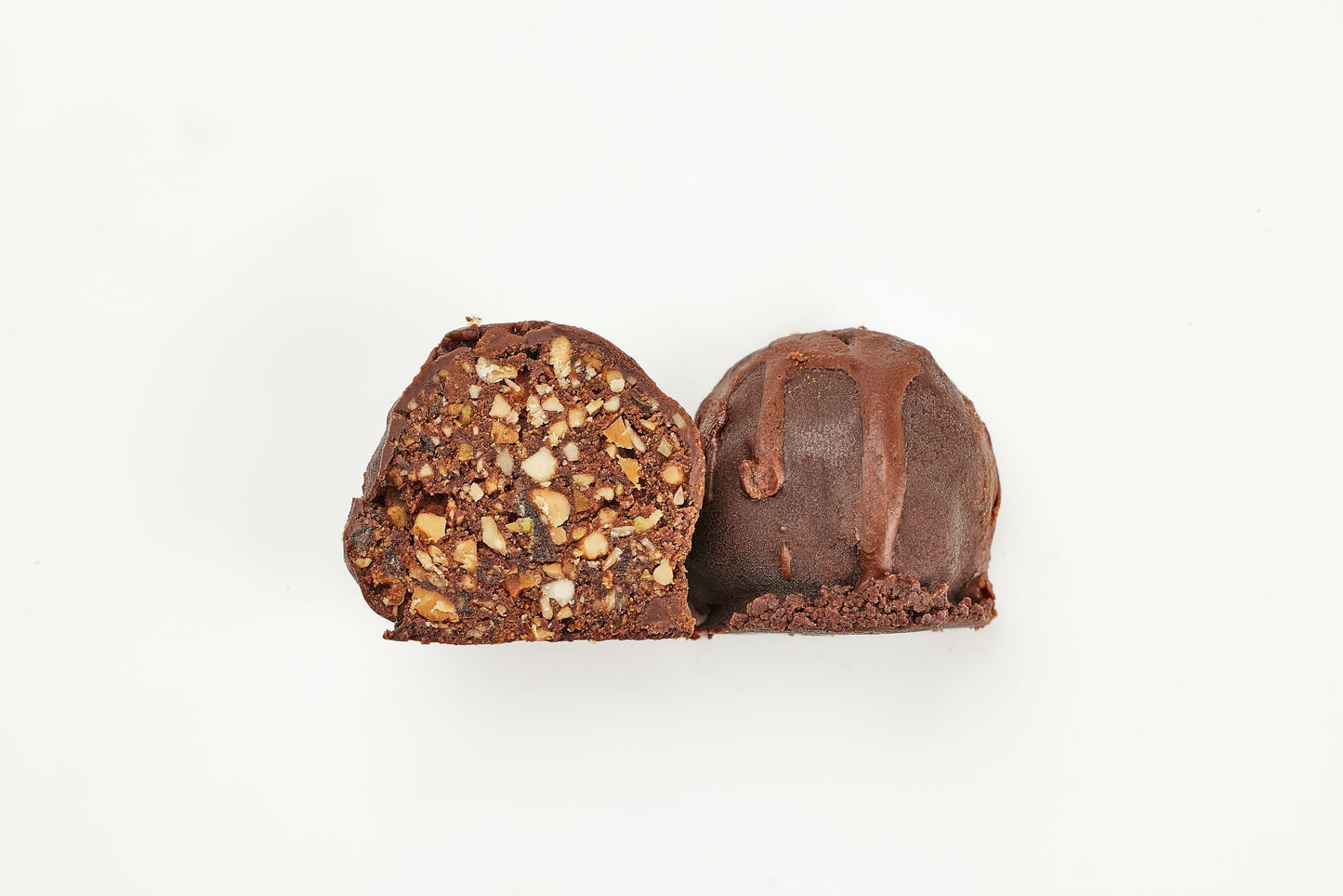 Trufas Saludables con chocolate negro pack de 12